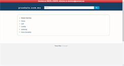 Desktop Screenshot of oaxaca.pruebalo.com.mx